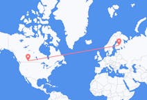 Flyreiser fra Medisinhatt, Canada til Kuopio, Finland