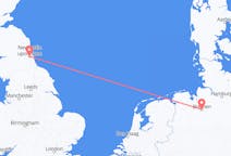 Flyreiser fra Newcastle upon Tyne, England til Bremen, Tyskland