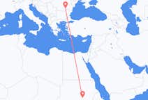 Flyg från Khartoum, Sudan till Bukarest, Sudan