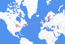 出发地 美国锡达拉皮茨目的地 瑞典斯德哥尔摩的航班