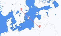 Loty z Kowno, Litwa do Örebro, Szwecja