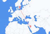 Flights from Medina to Ronneby