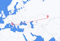 Flights from Semey, Kazakhstan to Naples, Italy