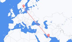 Loty z Dubaj, Zjednoczone Emiraty Arabskie do Örebro, Szwecja