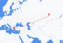 Flights from Novokuznetsk, Russia to Mykonos, Greece
