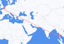 Flyrejser fra Surat Thani Province til Paris