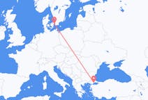 Flyreiser fra Tekirdag, Tyrkia til København, Danmark