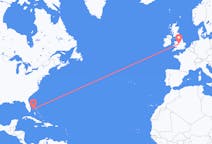 Flights from Freeport, the Bahamas to Birmingham, England