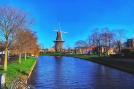 オランダの風車と干拓地ウォーキング ツアー