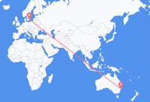 Flyrejser fra Byen Newcastle, Australien til Ronneby, Sverige