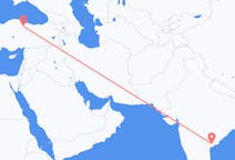Flights from Vijayawada, India to Amasya, Turkey
