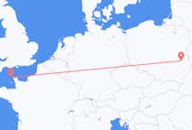 Flyreiser fra Alderney, Guernsey til Lublin, Polen