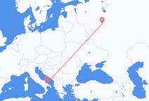 Flyrejser fra Moskva, Rusland til Bari, Italien