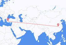 Flyg från Wuhan, Kina till Denizli, Turkiet