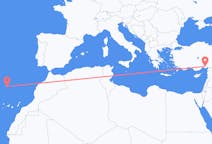 Flights from Adana in Turkey to Funchal in Portugal