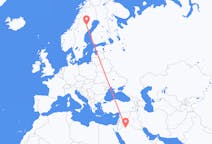 Flights from Al Jawf Region, Saudi Arabia to Lycksele, Sweden