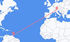 Flights from Tobago to Bolzano