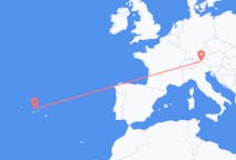 Flyg från Graciosa till Innsbruck