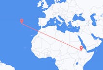 Flights from Gondar, Ethiopia to Terceira Island, Portugal