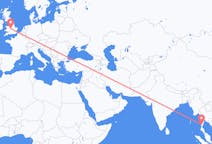 Flights from Bokpyin, Myanmar (Burma) to Birmingham, England