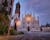 Beautiful view of the Duomo (Monza Cathedral), Monza, Milan, Lombardy, Italy.