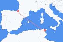 Рейсы из Энфиды, Тунис в Памплону, Испания
