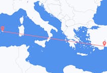 Flüge von Mahon, Spanien nach Antalya, die Türkei