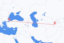 Flyrejser fra Dusjanbe, Tadsjikistan til Istanbul, Tyrkiet
