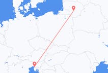 Flyg från Kaunas, Litauen till Trieste, Italien