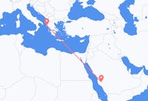 Voli from Ta se, Arabia Saudita to Corfù, Grecia