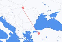Fly fra Kütahya til Satu Mare