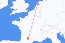 Flyg från Toulouse till Amsterdam
