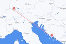 Flights from Zürich, Switzerland to Brač, Croatia