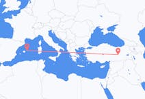 Flüge von Mahon, Spanien nach Elazığ, die Türkei