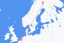Flyg från Pajala, Sverige till Bryssel, Belgien