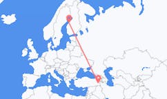 Flyreiser fra Van, Tyrkia til Karleby, Finland