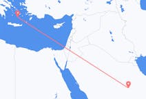 Flights from Riyadh to Santorini