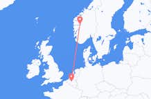 Flyg från Sogndal, Norge till Bryssel, Belgien