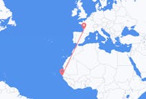 Flyrejser fra Dakar, Senegal til Bordeaux, Frankrig