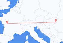 Flyrejser fra Poitiers, Frankrig til Oradea, Rumænien