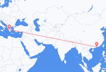 Flyrejser fra Shenzhen, Kina til Patras, Grækenland