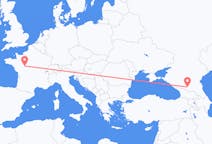 Flights from Nalchik, Russia to Tours, France