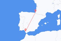 Vols depuis la ville de Jerez de la Frontera vers la ville de Biarritz