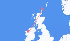 Flights from Knock, County Mayo, Ireland to Kirkwall, the United Kingdom