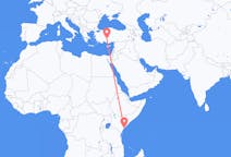 Flyg från Lamu, Kenya till Konya, Turkiet