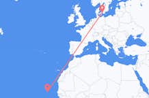 Flyreiser fra Praia, til København