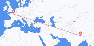 Flüge von Nepal nach Frankreich
