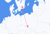 Vluchten van Ostrava naar Ronneby
