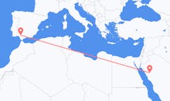 Flyg från AlUla, Saudiarabien till Sevilla, Spanien