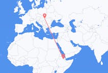 Flyrejser fra Semera, Etiopien til Debrecen, Ungarn